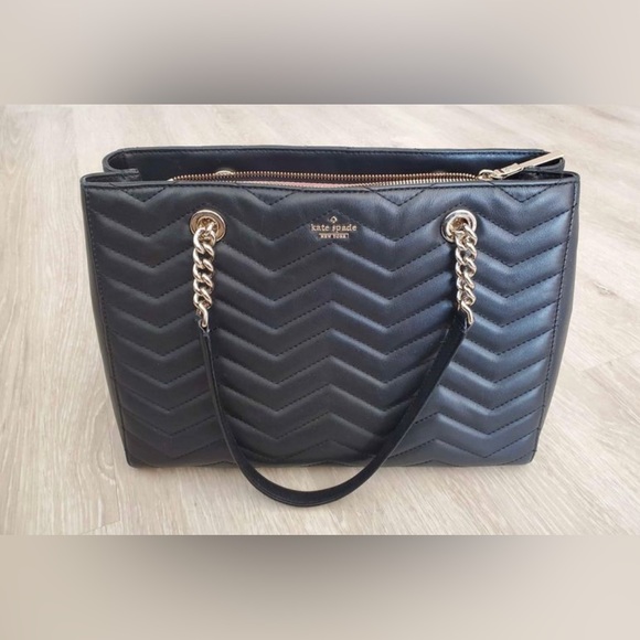 kate spade Bags Kate Spade Chevron Quilted Handbag Poshmark